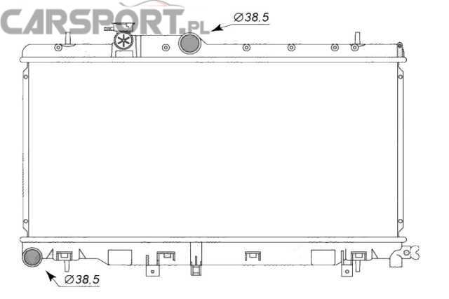 Chłodnica wody Koyo do Impreza 02-07
