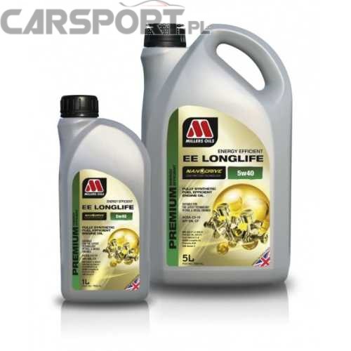 Millers Oils EE Longlife Premium 5w40 Nanodrive 5l