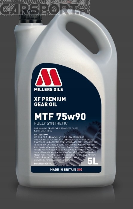Millers XF Premium MTF 75w90 5L