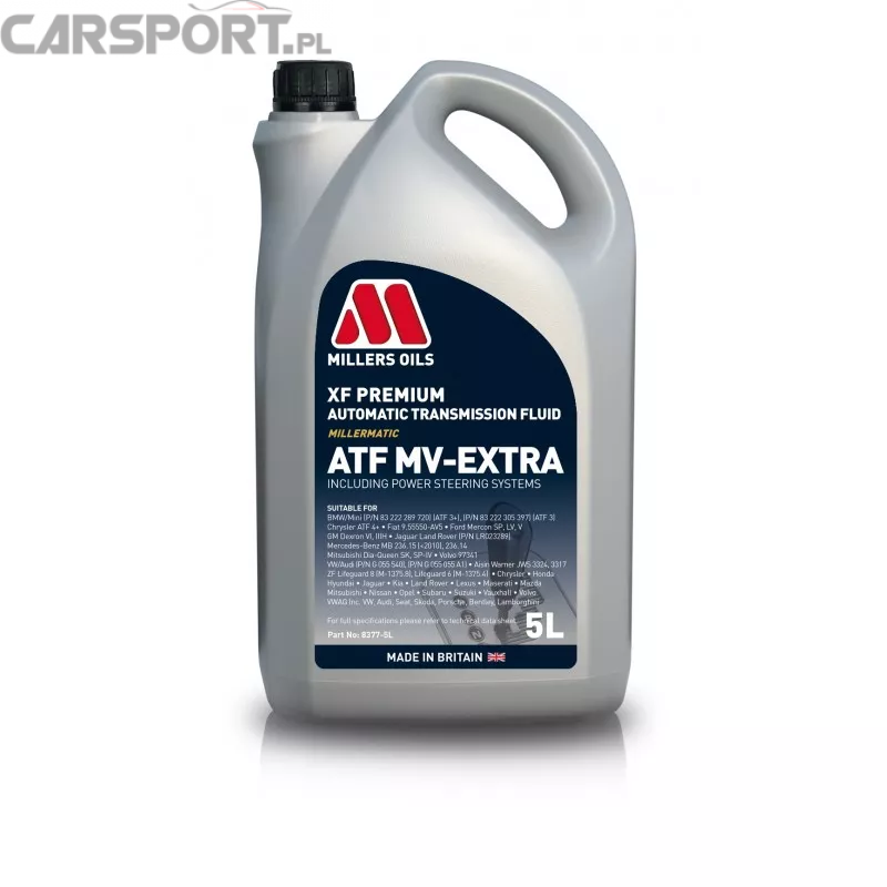 Olej przekładniowy Millers XF Premium ATF MV-EXTRA 5L