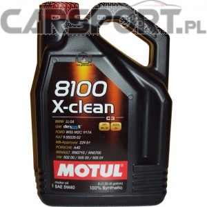 Olej silnikowy 5W40 Motul 8100 X-Clean C3 5L