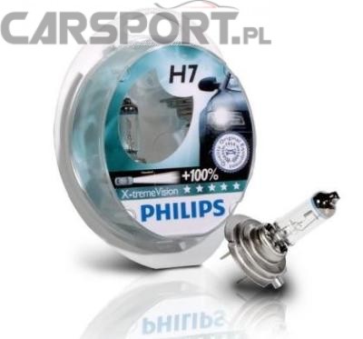Żarówki Philips H7 12V 55W PX26d X-Treme Vision kpl