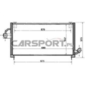 Chłodnica klimatyzacji do Forester 98-00