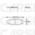 Klocki hamulcowe Hawk Ceramic Subaru Forester / Legacy (tył) 